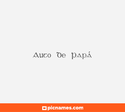 Auto De Papá